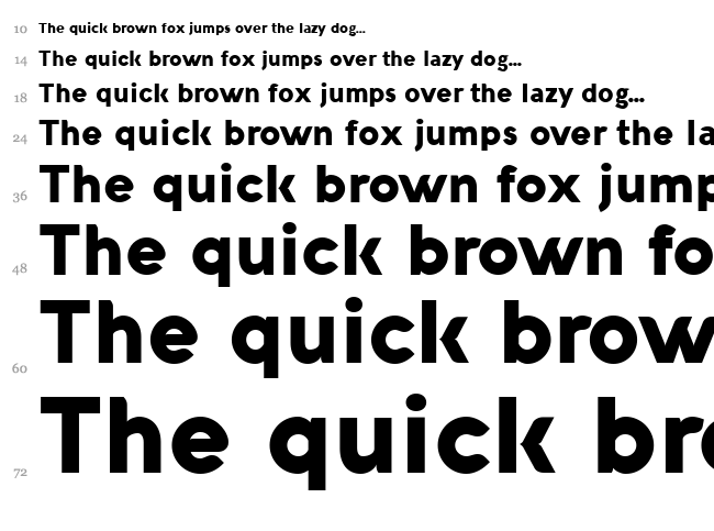Aquawax font waterfall